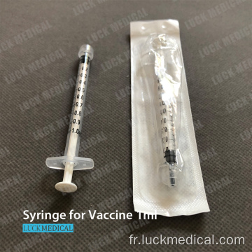 Injecteur 1cc jetable pour le vaccin